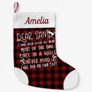 Petite Chaussette De Noël Cher Père Noël, Mon Frère L'A Fait Plutôt Drôle