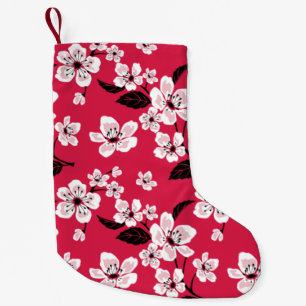 PETITE CHAUSSETTE DE NOËL CHERRY BLOSSOM - SAKURA (ROUGE)