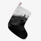 PETITE CHAUSSETTE DE NOËL CHEVAL NOIR (Devant (Accrochage))