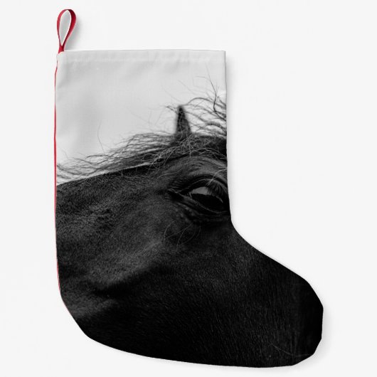 PETITE CHAUSSETTE DE NOËL CHEVAL NOIR (Devant)