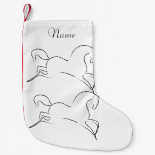 Petite Chaussette De Noël Cheval sauvage Thunder_Cove