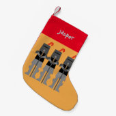 Petite Chaussette De Noël Chevalier (Devant (Accrochage))