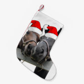 Petite Chaussette De Noël Chevaux de Noël (Devant (Accrochage))