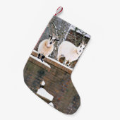 Petite Chaussette De Noël Chèvres de Noël (Devant (Accrochage))