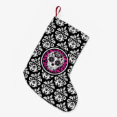 Petite Chaussette De Noël Chic crâne girly (Devant (Accrochage))