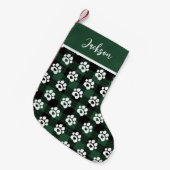 Petite Chaussette De Noël Chien de En vichy Noël Stocker (Devant (Accrochage))