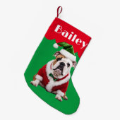 Petite Chaussette De Noël Chien de Noël Chien de Noël Chien de vacances Cade (Devant (Accrochage))