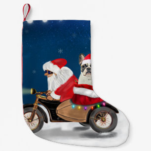 Petite Chaussette De Noël Chien de Noël Père Noël