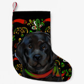 Petite Chaussette De Noël Chien de Terre-Neuve (Devant)
