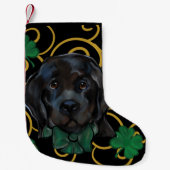 Petite Chaussette De Noël Chien de Terre-Neuve (Devant)
