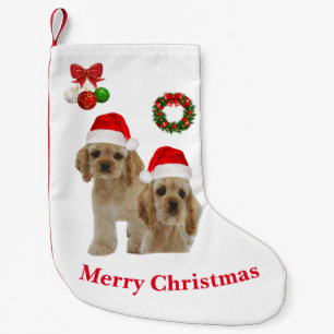 Petite Chaussette De Noël Chien Noël Stocker