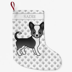 Petite Chaussette De Noël Chihuahua Chig & Nom
