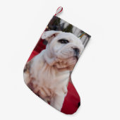 Petite Chaussette De Noël Chiot (Devant (Accrochage))