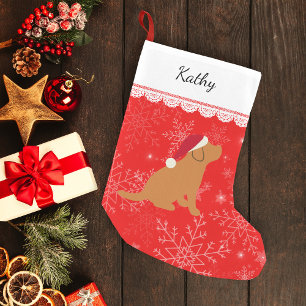 Petite Chaussette De Noël Chiot Red Fox Labrador