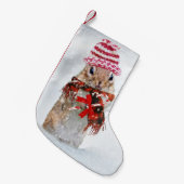 Petite Chaussette De Noël Chipmunk de Noël (Devant (Accrochage))