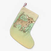 Petite Chaussette De Noël Chiwawa je suis un peu une conception graphique (Devant (Accrochage))