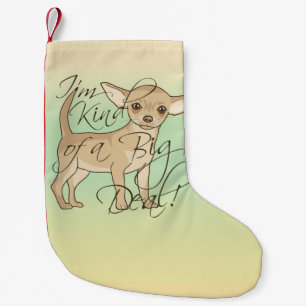 Petite Chaussette De Noël Chiwawa je suis un peu une conception graphique