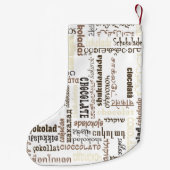 Petite Chaussette De Noël Chocolat (Dos)