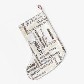 Petite Chaussette De Noël Chocolat (Dos (Accrochage))