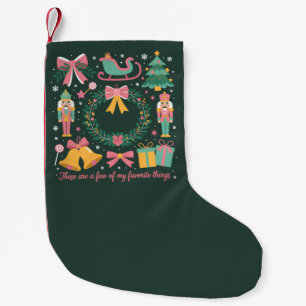 Petite Chaussette De Noël Choses préférées de Noël Coquette Casse-Noisette R