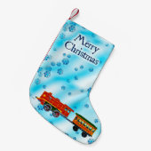 Petite Chaussette De Noël Christmas Express - Joyeux Noël (Devant (Accrochage))