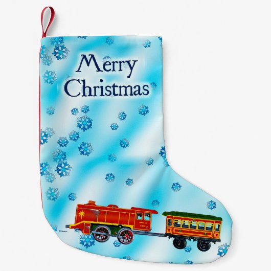 Petite Chaussette De Noël Christmas Express - Joyeux Noël (Devant)