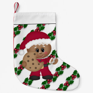 Petite Chaussette De Noël Christmas Gingerpain de vacances Stocks de biscuit