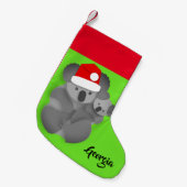 Petite Chaussette De Noël Christmas Koala et Joey (Devant (Accrochage))