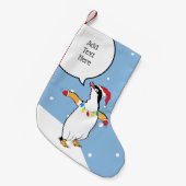 Petite Chaussette De Noël Christmas Père Noël Penguin dit (Devant (Accrochage))