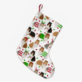 Petite Chaussette De Noël Christmas Rough Collie (Devant (Accrochage))