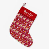 Petite Chaussette De Noël Christmas Stocking (Devant (Accrochage))