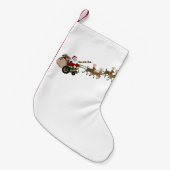 Petite Chaussette De Noël Christmas Stocking - Wheelchair Santa (Devant (Accrochage))