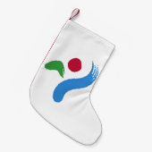 Petite Chaussette De Noël Christmas Stockings with Flag of Seoul (Devant (Accrochage))