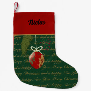 Petite Chaussette De Noël Chritsmas Bauble Petite réserve de Noël