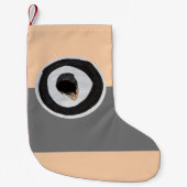 Petite Chaussette De Noël cible déchirures (Devant)