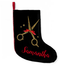 Ciseaux de parties scintillant d'or - Coiffeur -