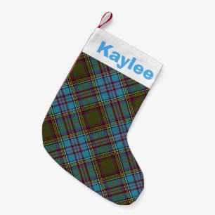 Petite Chaussette De Noël Clan Anderson Tartan