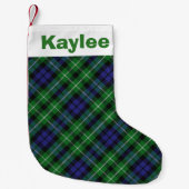 Petite Chaussette De Noël Clan Graham Tartan (Devant)