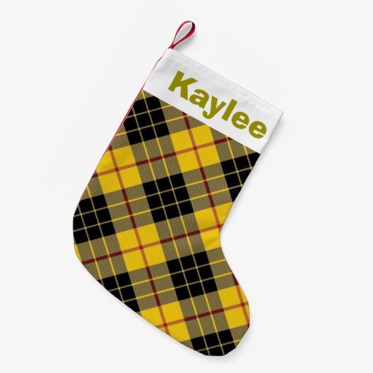 Petite Chaussette De Noël Clan MacLeod de Lewis Tartan (Devant (Accrochage))