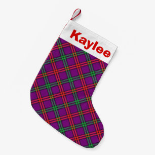 Petite Chaussette De Noël Clan Montgomery Tartan