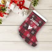 Petite Chaussette De Noël Classic Custom Red Motif Noël Stocking