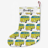 Petite Chaussette De Noël Classic lime green van cartoon (Dos)