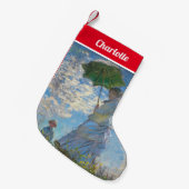 Petite Chaussette De Noël Claude Monet - La Promenade, Femme avec un Parasol (Devant (Accrochage))