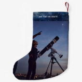 Petite Chaussette De Noël Club d'astronomie spatiale (Dos)