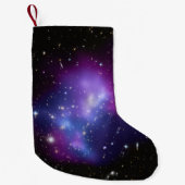 Petite Chaussette De Noël Cluster de galaxie violette (Devant)