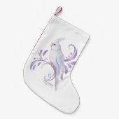 Petite Chaussette De Noël Cockatiel blanc (Devant (Accrochage))