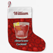 Petite Chaussette De Noël cocktail Americano (Devant)