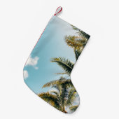 Petite Chaussette De Noël Cocotiers verts (Devant (Accrochage))