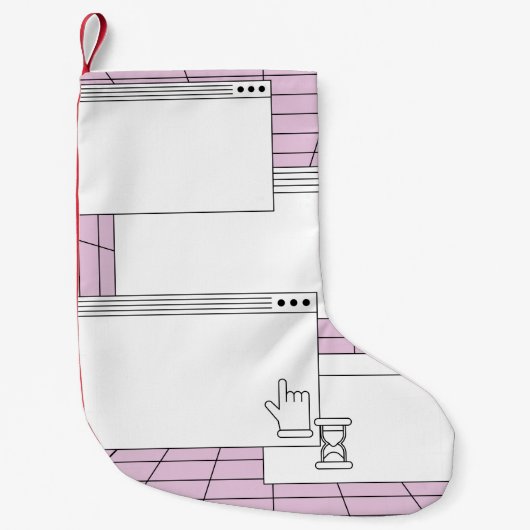 Petite Chaussette De Noël Collage des éléments de l'interface utilisateur. C (Devant)