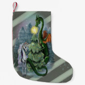 Petite Chaussette De Noël Collecte d'arbres de Noël enchantés (Devant)